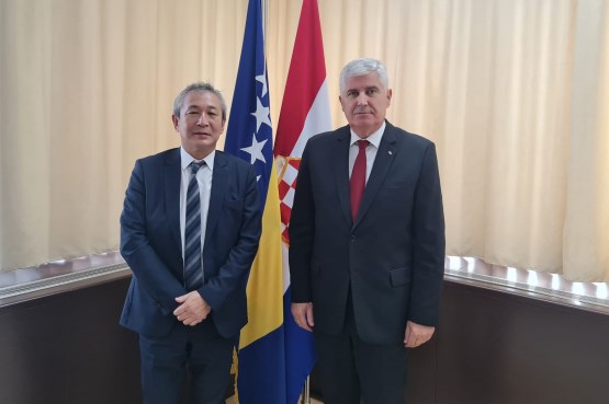 Zamjenik predsjedavajućeg Doma naroda dr. Dragan Čović održao nastupni sastanak s ambasadorom Japana u BiH